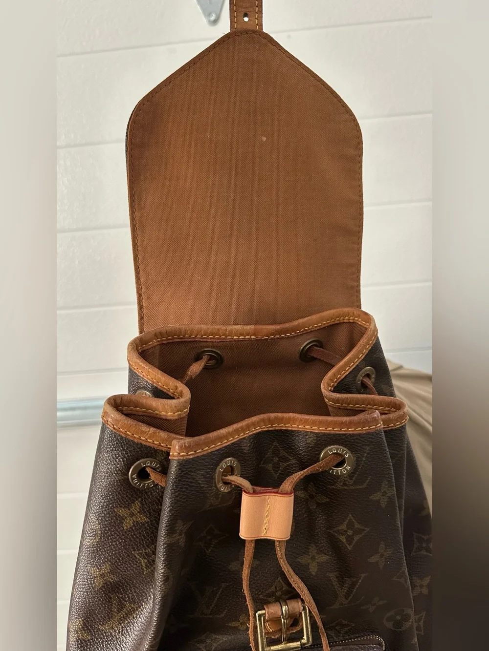 Louis Vuitton Montsouris MM Vintage Monogram Backpack